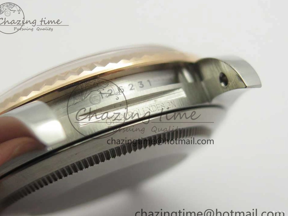 MiroTime 0309 DateJust 36mm 904 SS RG Wrapped 116231 GMF Gray Dial on SS RG Wrapped Jubilee Bracelet A Durable 3276